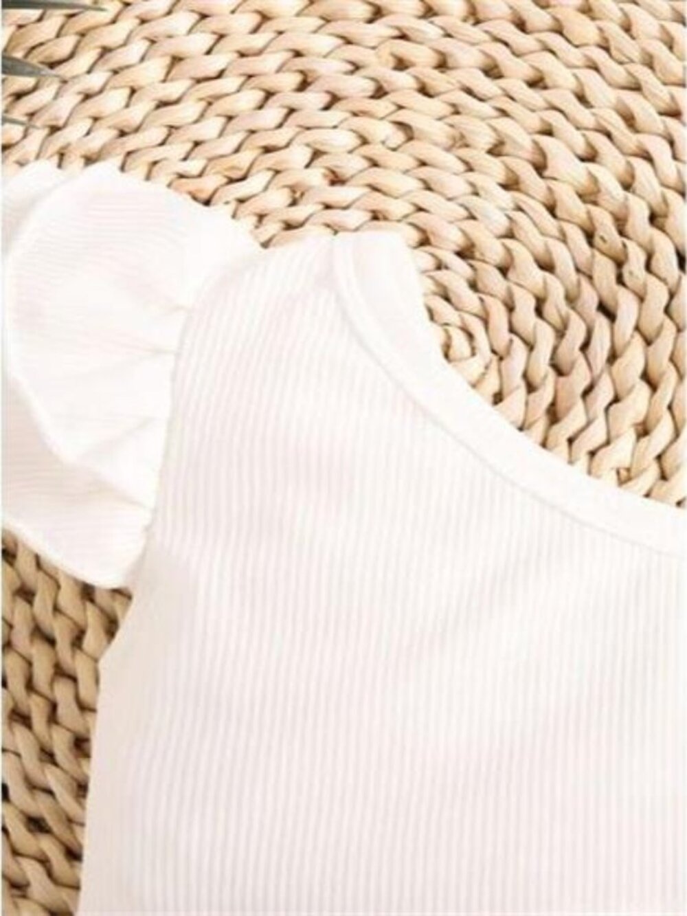 Children's Asymmetrical Neck Top & Shorts Set